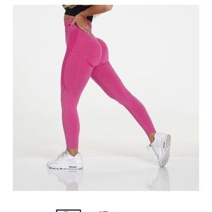 NVGTN fuchsia contour seamless leggings
